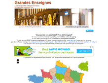 Tablet Screenshot of grandes-enseignes.com